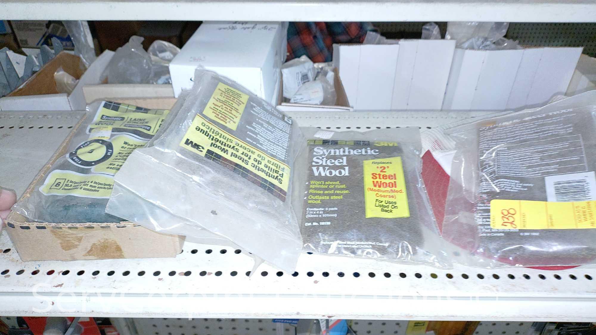 Lot Of Flush Cutting Blade Adapters, Hacksaw Blades, Scraper Blades, Glazier Points, Glass Pliers,