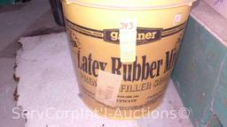 Lot of Drywall Primer, Latex Rubber Mix, Sheetrock First Coat, Exterior Latex Marking Paint
