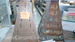 Lot Of Window Unit Filters, Belt Buckle, Tool Tower, Musical Water Glow Decor, Batteries, Sound Sign
