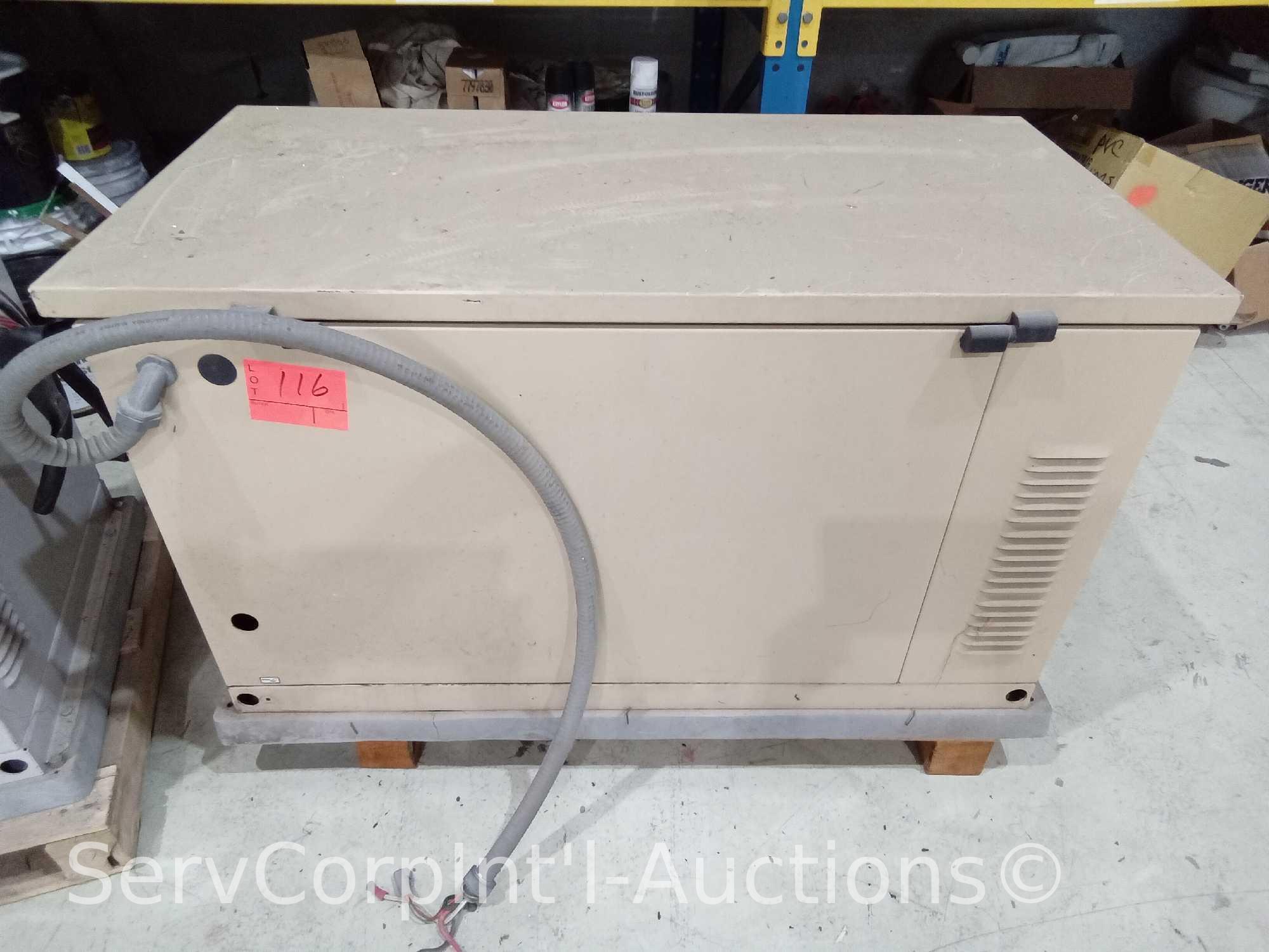 Generac Guardian 0044561 12000-Watt NP/LPG Generator SN: 3760932, No Transfer Switch (Located at