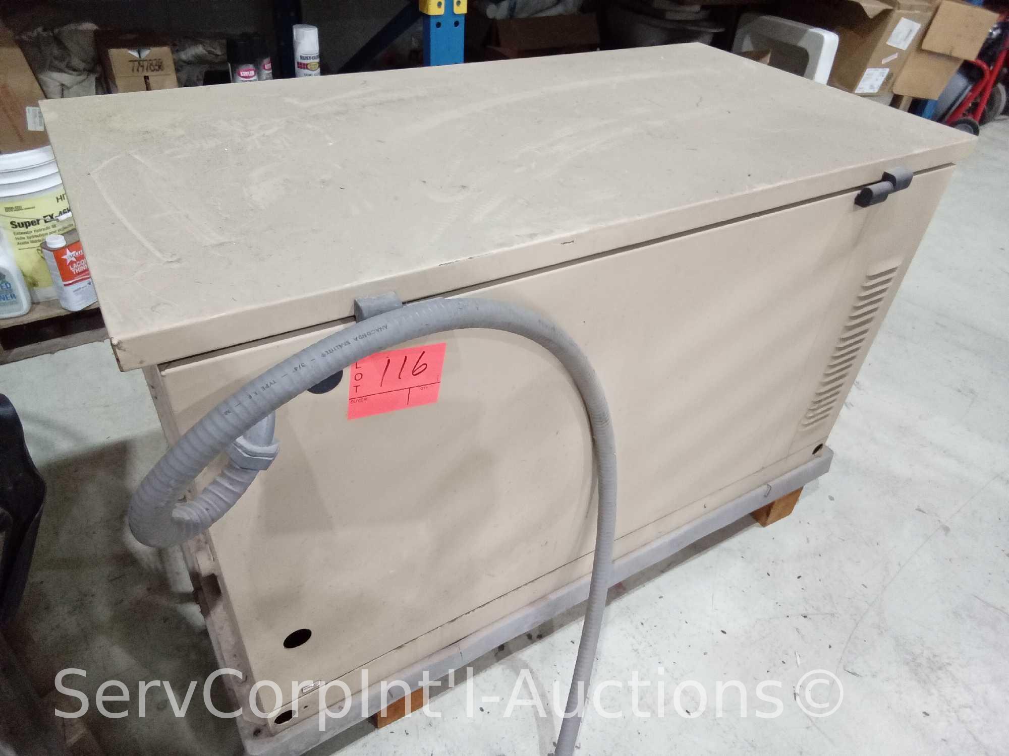 Generac Guardian 0044561 12000-Watt NP/LPG Generator SN: 3760932, No Transfer Switch (Located at