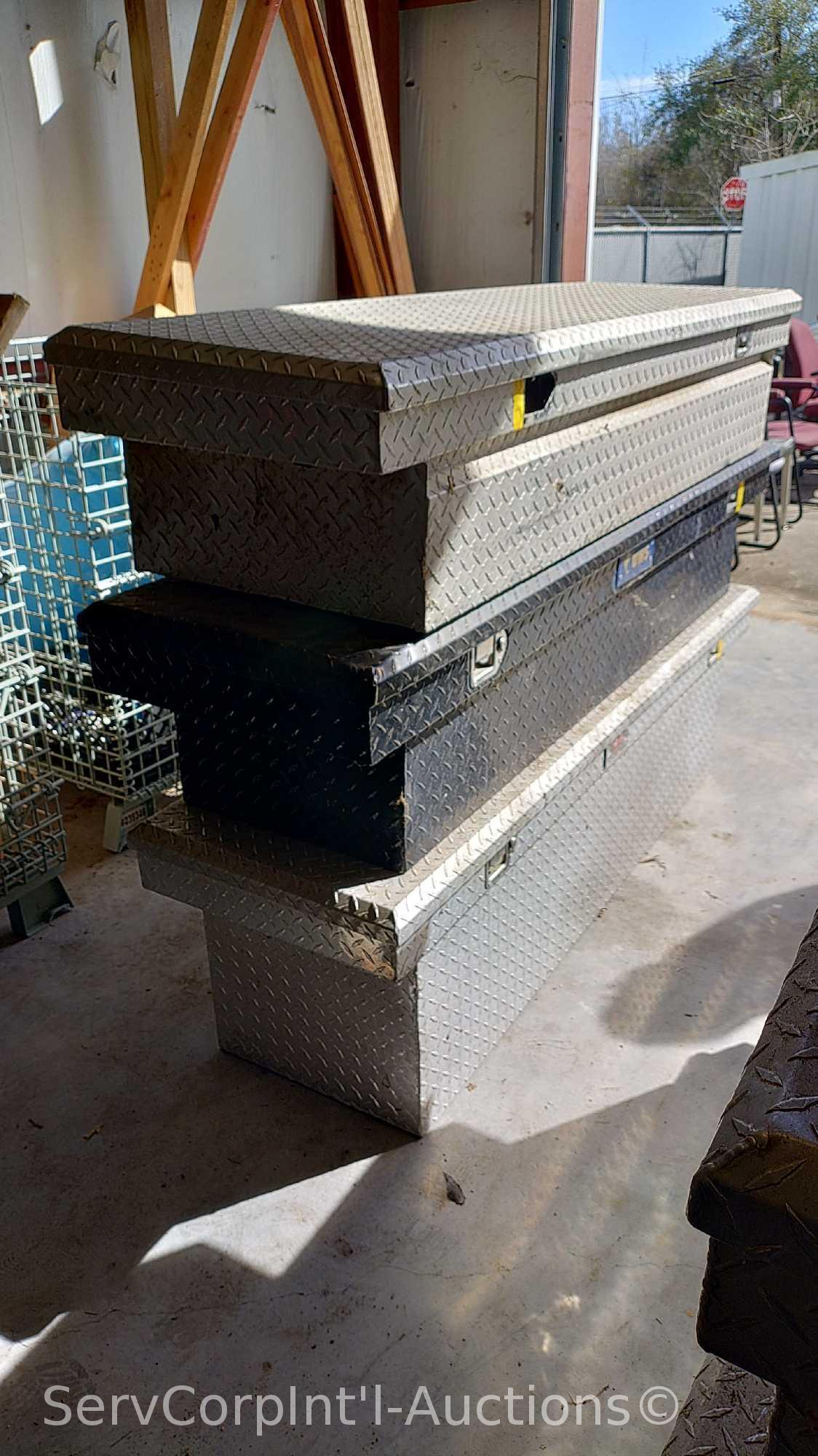 Lot of 3 Truck Toolboxes: CDI, UWS, Tool Works (Located at 620 N. Tyler St, Covington, LA - Removal