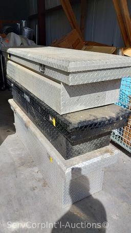 Lot of 3 Truck Toolboxes: CDI, UWS, Tool Works (Located at 620 N. Tyler St, Covington, LA - Removal