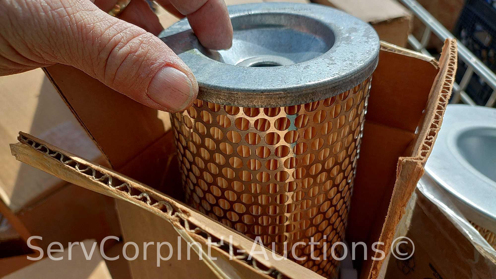 Lot of Various Automotive/Heavy Equipment Oil Filters & Air Filters - Metal Baskets Not Included