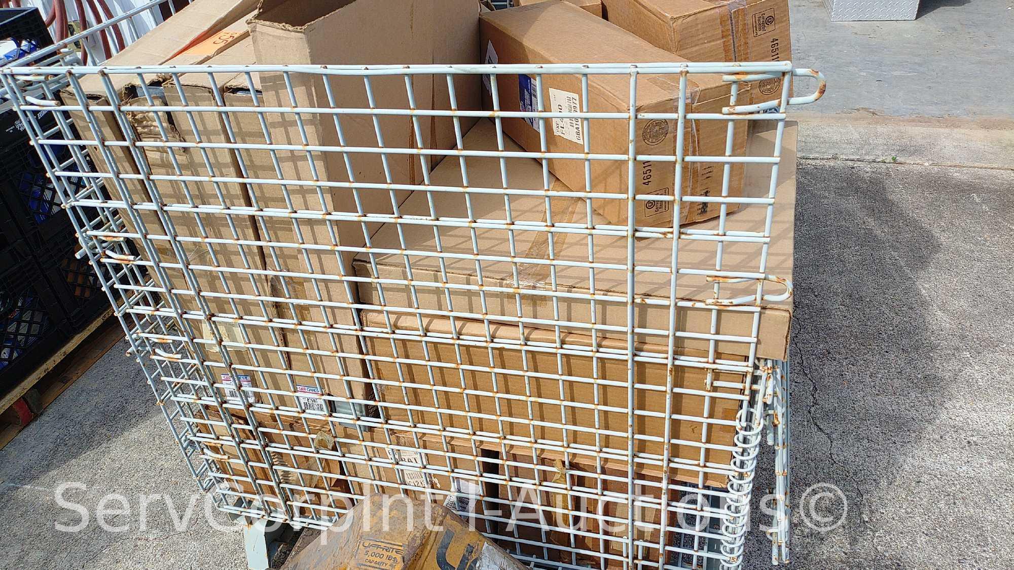 Lot of Various Automotive/Heavy Equipment Oil Filters & Air Filters - Metal Baskets Not Included
