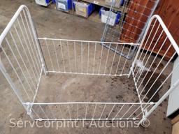 Metal Baby Crib, Missing Latch Bars, SCRAP