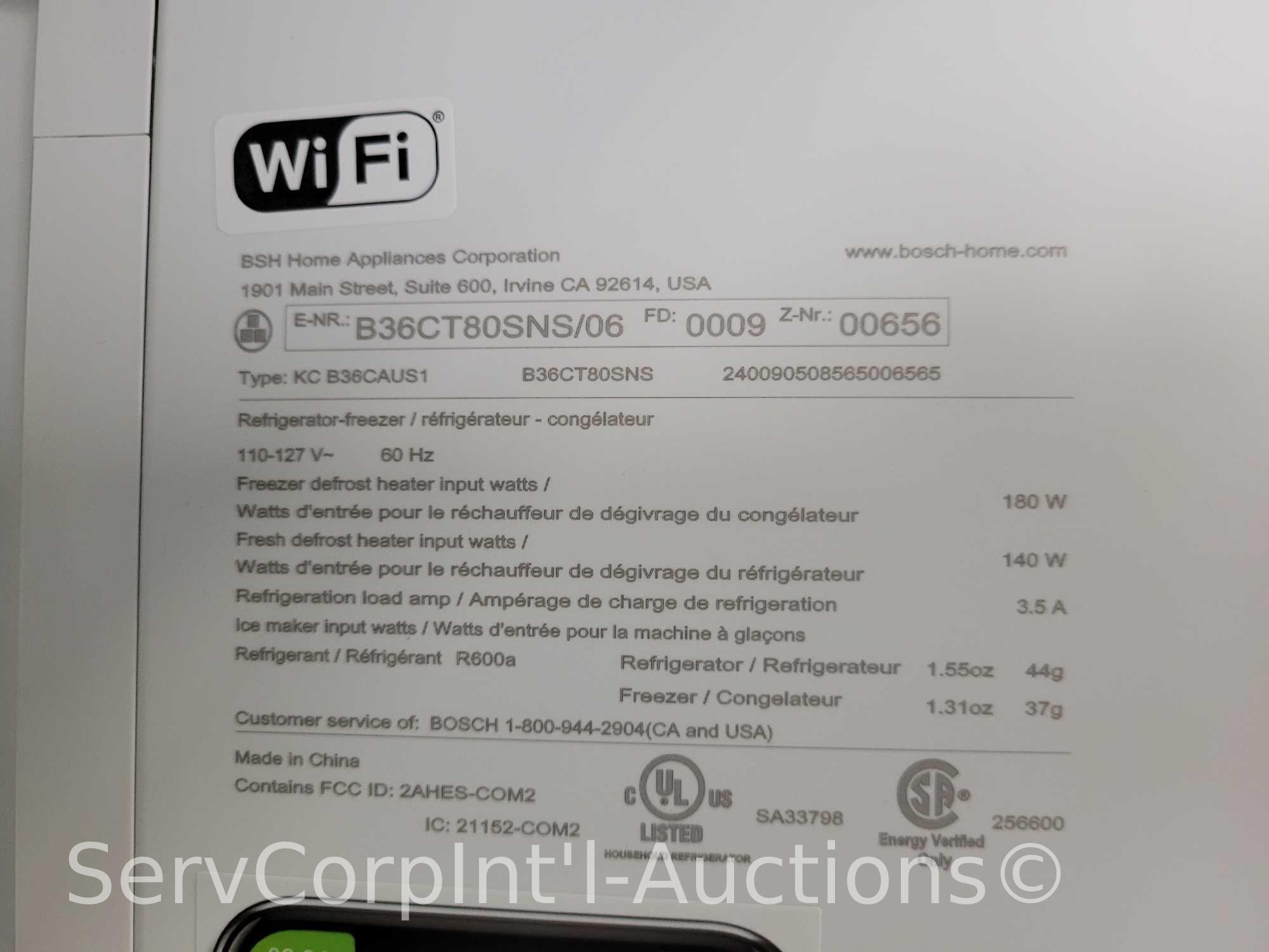 Bosch B36CT80SNS Refrigerator