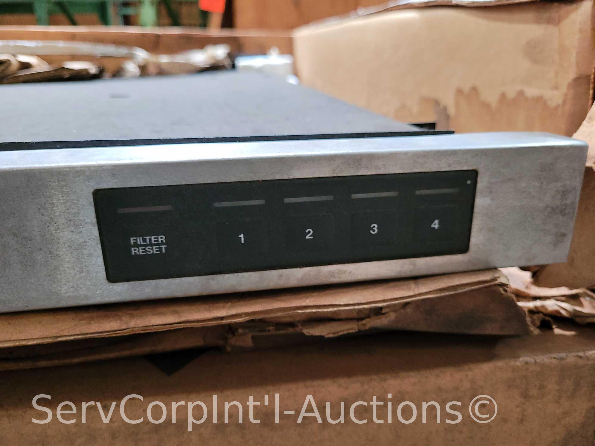 Lot on Pallet of Viking V1PR161RSS 36" Downdraft Ventilator, 2 Hood Controls, Downdraft Brackets