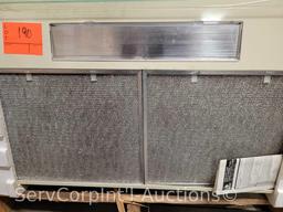 Lot on Pallet of 6 Venmar 36" Range Hoods (3 Out of Packaging), Broan 36" Range Hood, Black 32"