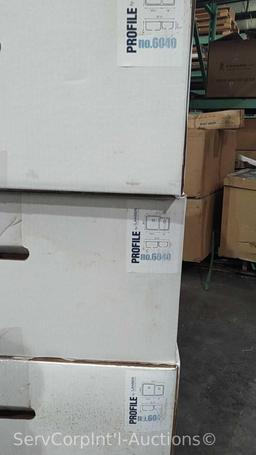 Lot on Pallet of 6 Lansen Profile 6040 Stainless Sinks, 1 Lansen Profile 7030 Sink
