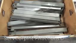 Lot on 2 Pallets of Grey Metal Shelving Unit with Shelving Boards