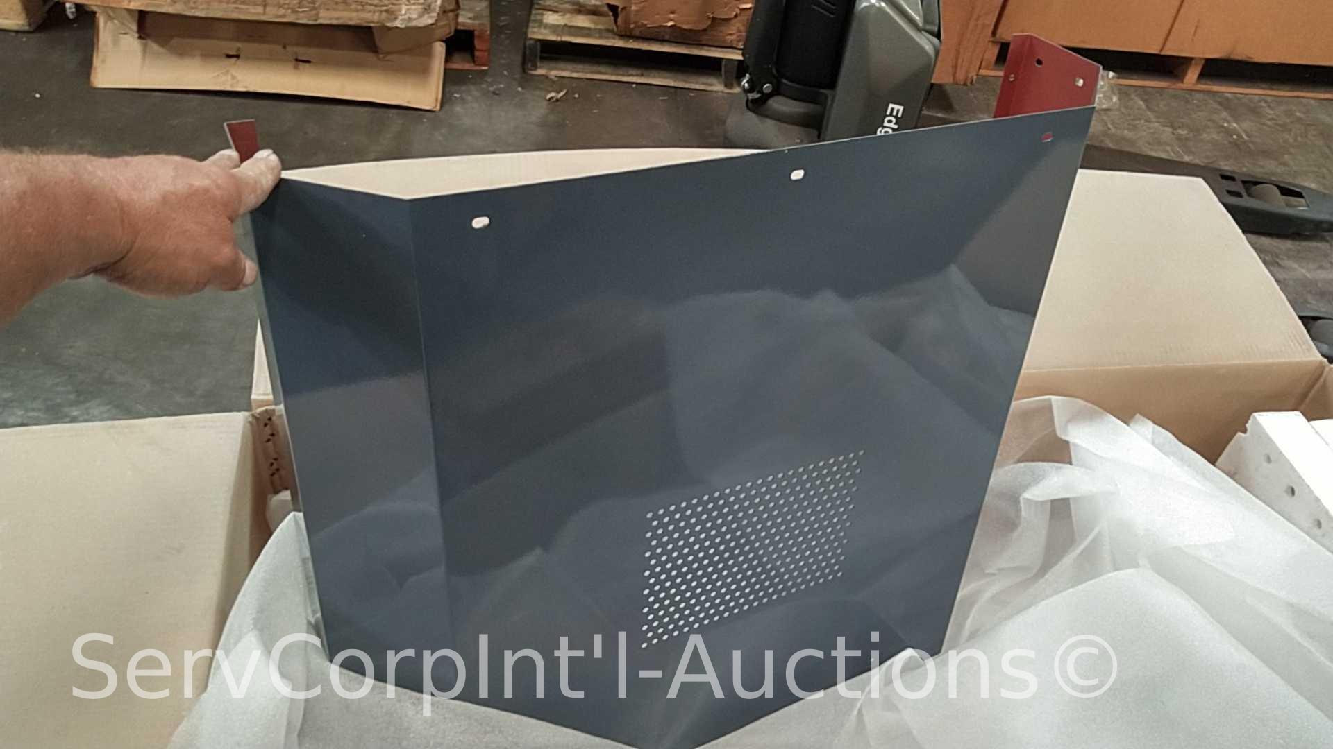 Lot on Pallet of 2 Broan 402101 21" Range Hoods, 27" Replacement Hood Cover, Franke Single Display,