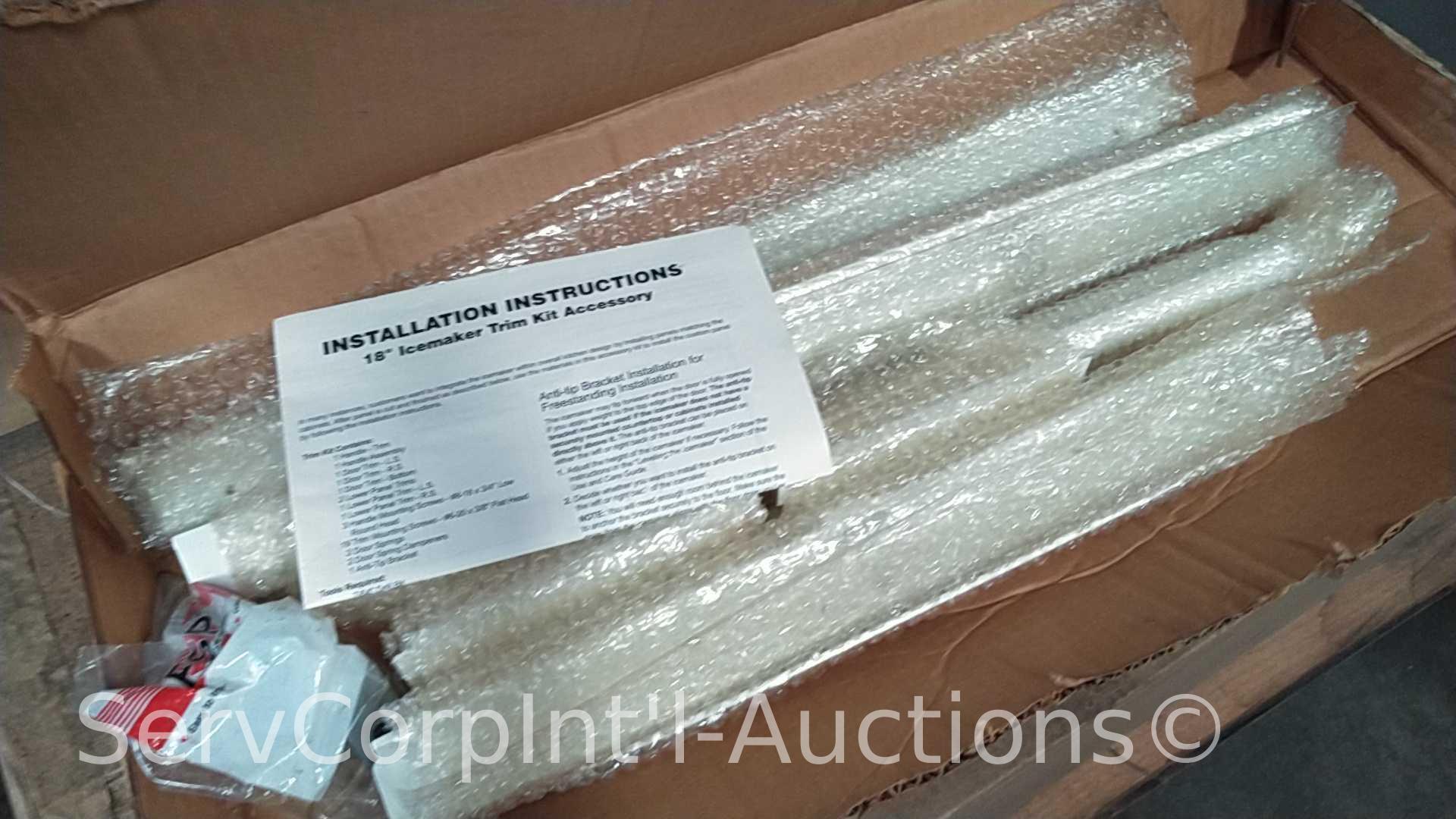 Lot on Pallet of 3 Frigidaire Microwave Oven Trim Kits, 7 Microtek Filters, 2 Broan Filters, 10