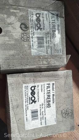 Lot on Pallet of 3 Frigidaire Microwave Oven Trim Kits, 7 Microtek Filters, 2 Broan Filters, 10