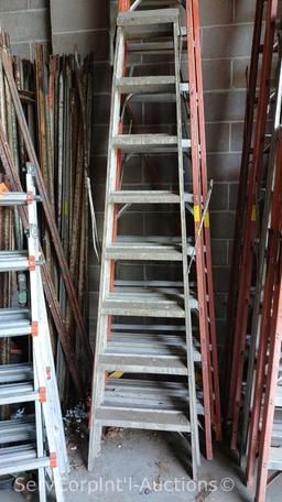 Lot of 4 A-Frame Ladders