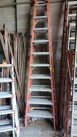 Lot of 4 A-Frame Ladders