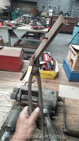 Niagara Manual Beader, Homemade Clamp & Punch