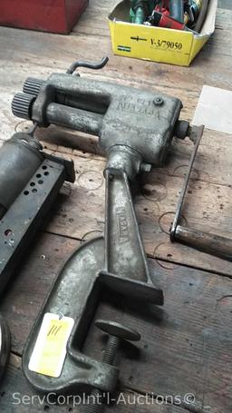 Niagara Manual Beader, Homemade Clamp & Punch