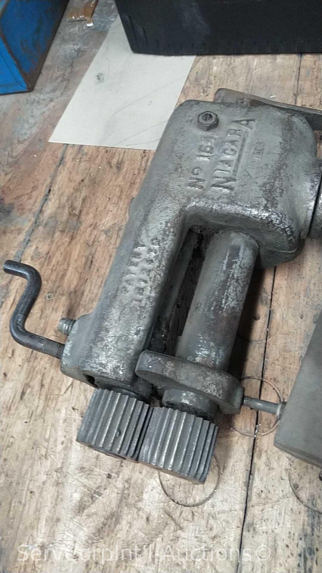Niagara Manual Beader, Homemade Clamp & Punch