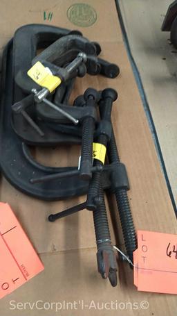 Lot of 6 Various C-Clamps