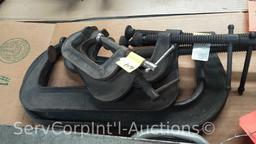 Lot of 6 Various C-Clamps