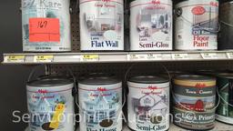 Lot of Various 1-Gallon Majic & Easy Care Semi-Gloss, Flat Wall, Floor Primer, Camouflage, Latex,