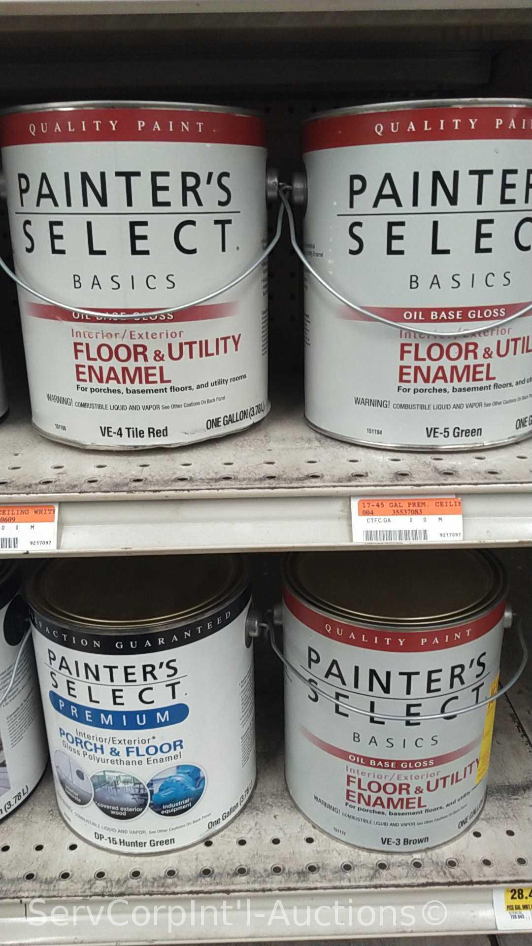 Lot of Various 1-Gallon Majic & Easy Care Semi-Gloss, Flat Wall, Floor Primer, Camouflage, Latex,