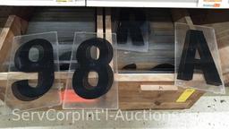 Lot of Various Billboard Sign Letters