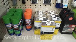 Lot of Various Blades, Tile Cutters, Caulk, Window Glazing, Tile Sealer, Tile Spacers, Glazier