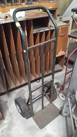 Lot of Various 2-Wheel Dollies and Moving Dolly