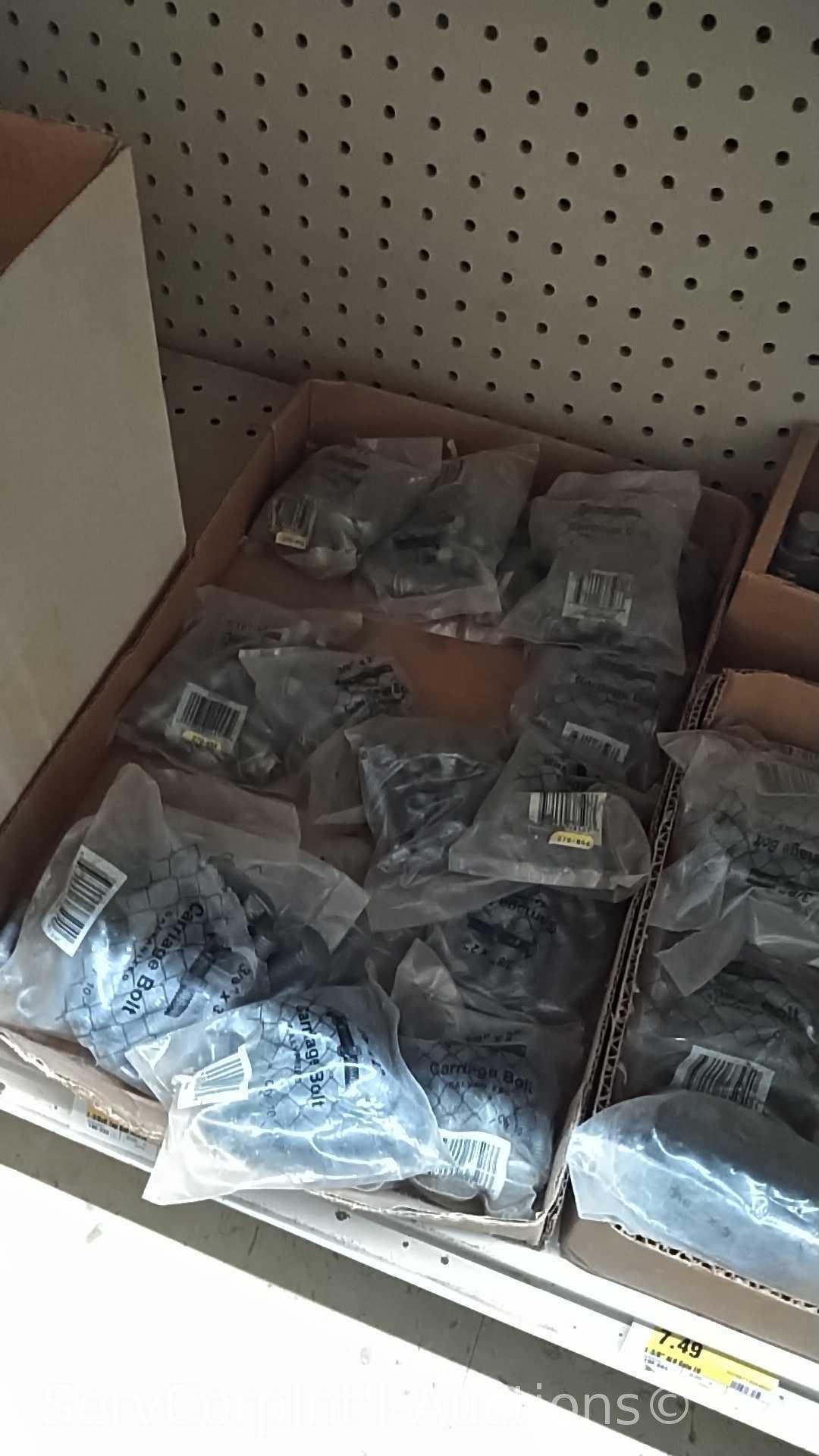 Lot of Various Fencing Material: Rail Ends, Gate Elbows, Brace Bands, Walk Gate hardware, Carriage