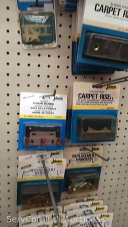 Lot of Various Backer Pad Kits, Polishing Bonnets, Die Cast Pullies, Door Guides, Carpet Risers,