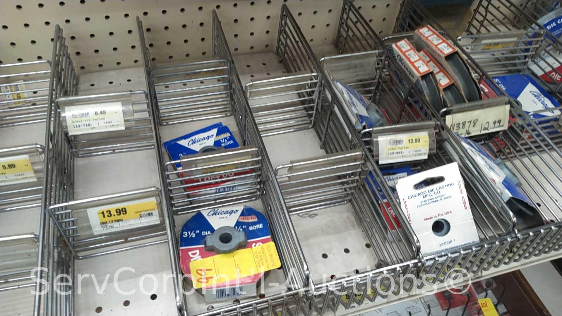 Lot of Various Backer Pad Kits, Polishing Bonnets, Die Cast Pullies, Door Guides, Carpet Risers,