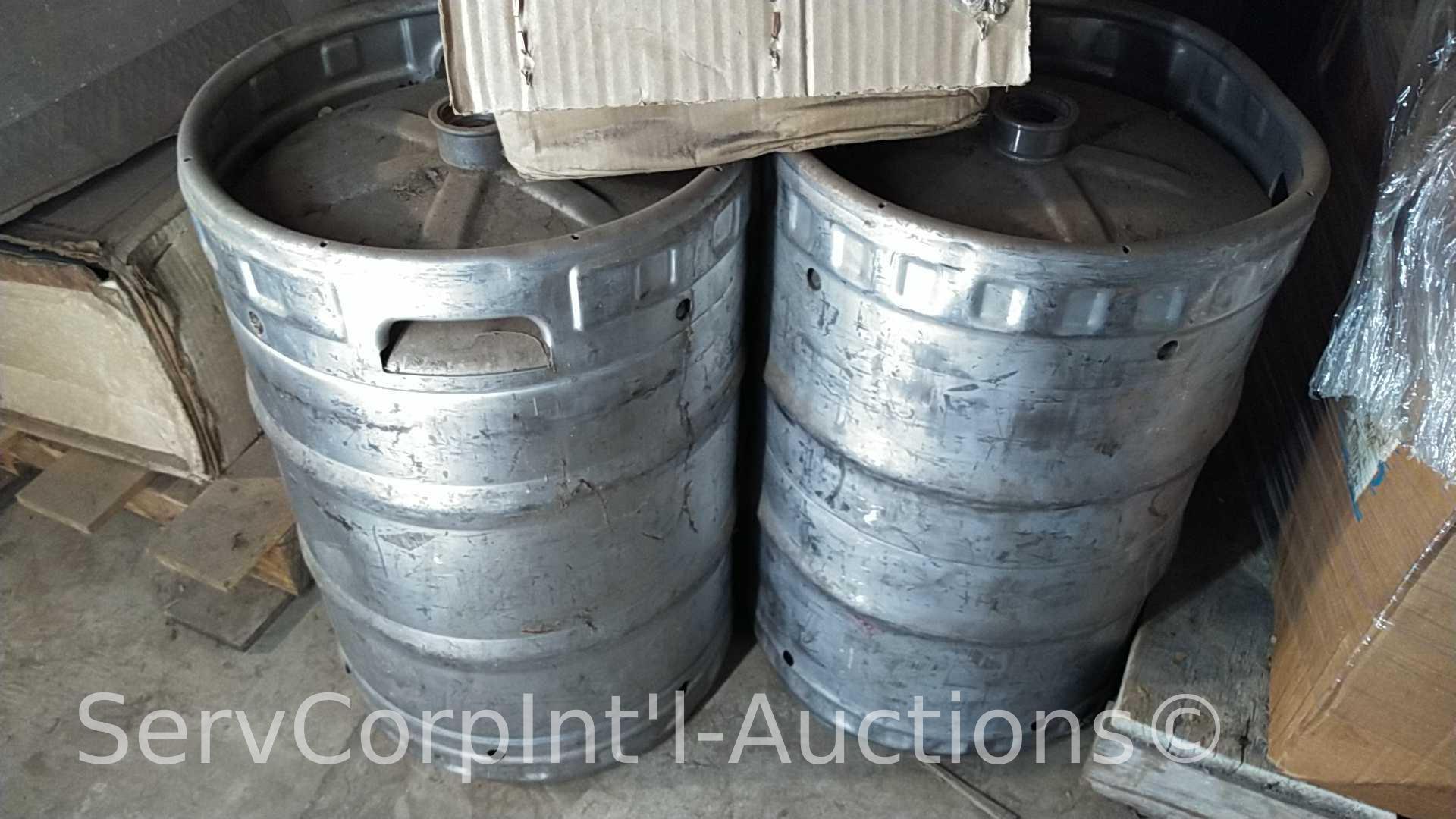 Lot of 2 Beer Kegs, Impact Sockets, Drill Bits, Leak Detector, Klein Cutters, Hydraulic Toe jack