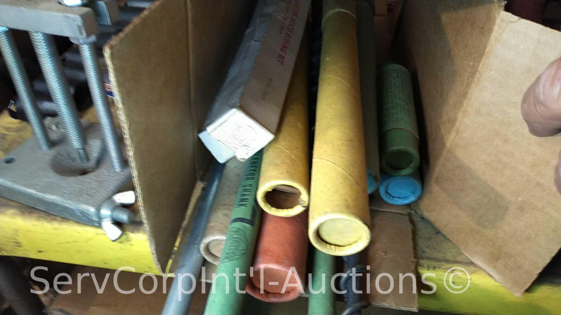 Lot of 2 Beer Kegs, Impact Sockets, Drill Bits, Leak Detector, Klein Cutters, Hydraulic Toe jack
