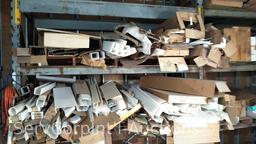 Lot on Pallet Racking of Various Fluorescent Light Fixture Cover Replacement & Fluorescent Metal