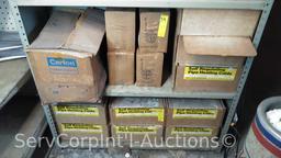 Lot on Shelves of Various Pipe Heating Cables, Ice Cream Makers, Bird Houses, Heating Pads, Dog