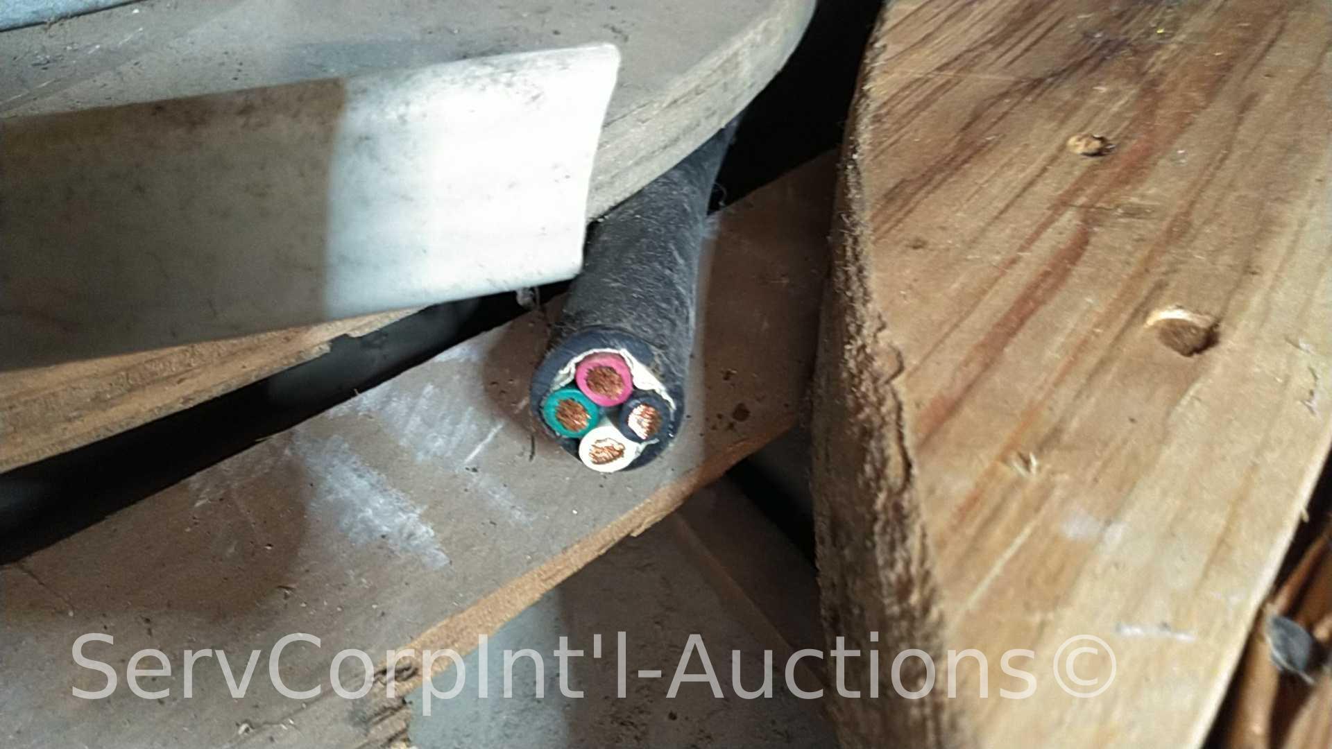 Lot on Pallet of Various Spools of High Volt Wire