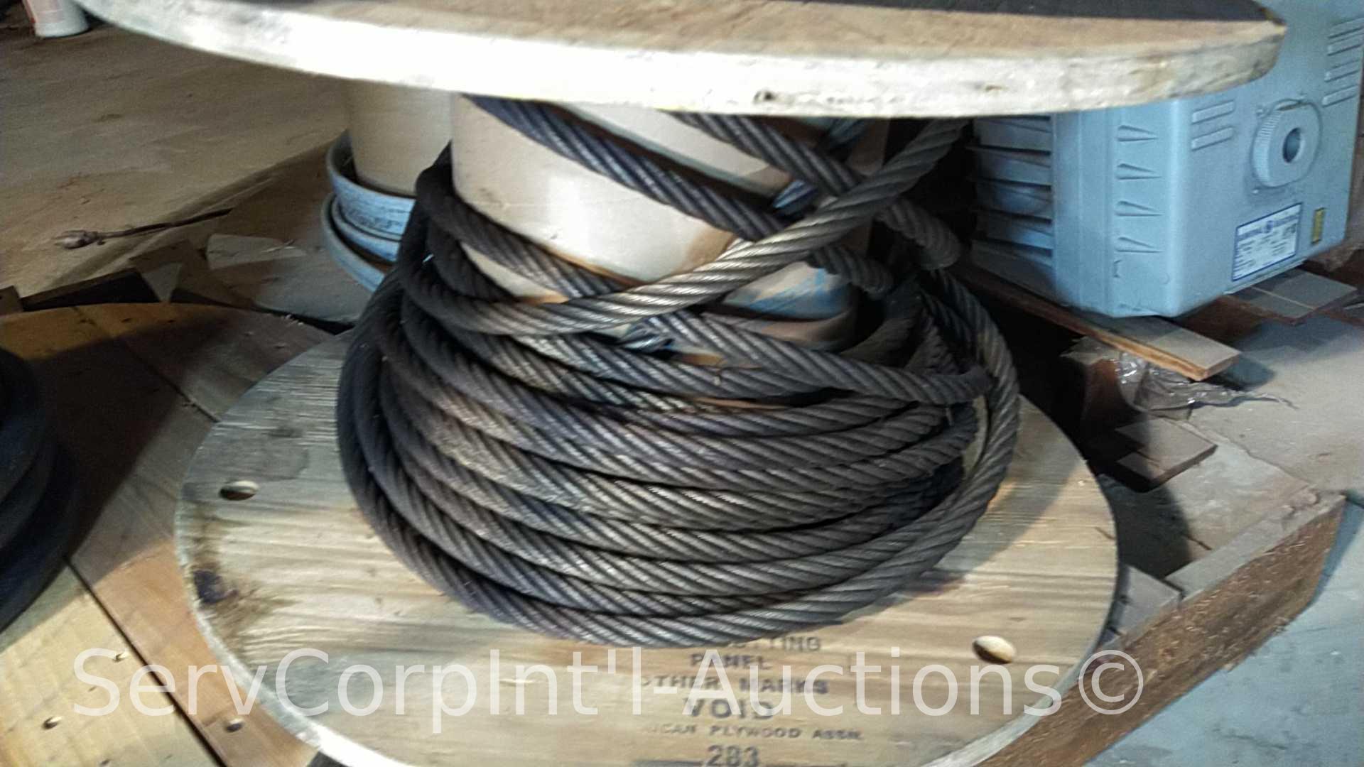 Lot on Pallet of Various Spools of High Volt Wire