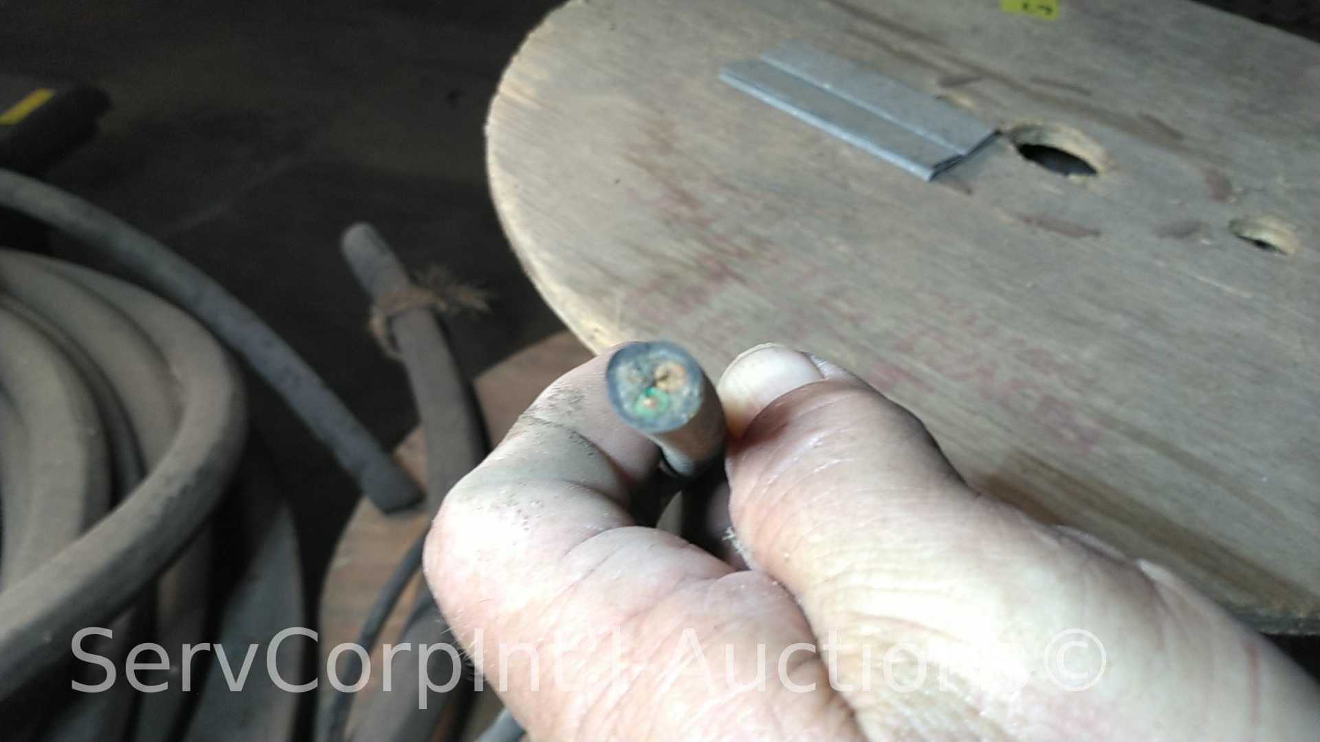 Lot on Pallet of Various Spools of High Volt Wire