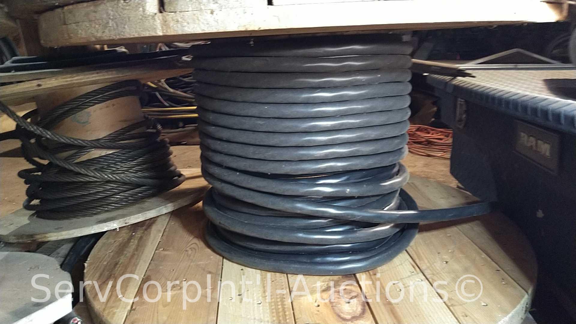 Lot on Pallet of Various Spools of High Volt Wire