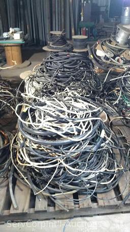 Lot on 2 Pallets of Various Electrical Scrap Wire