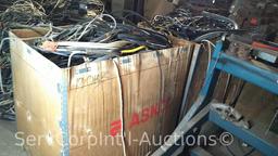 Lot in 2 Pallet Boxes of Various Electrical Scrap Wire