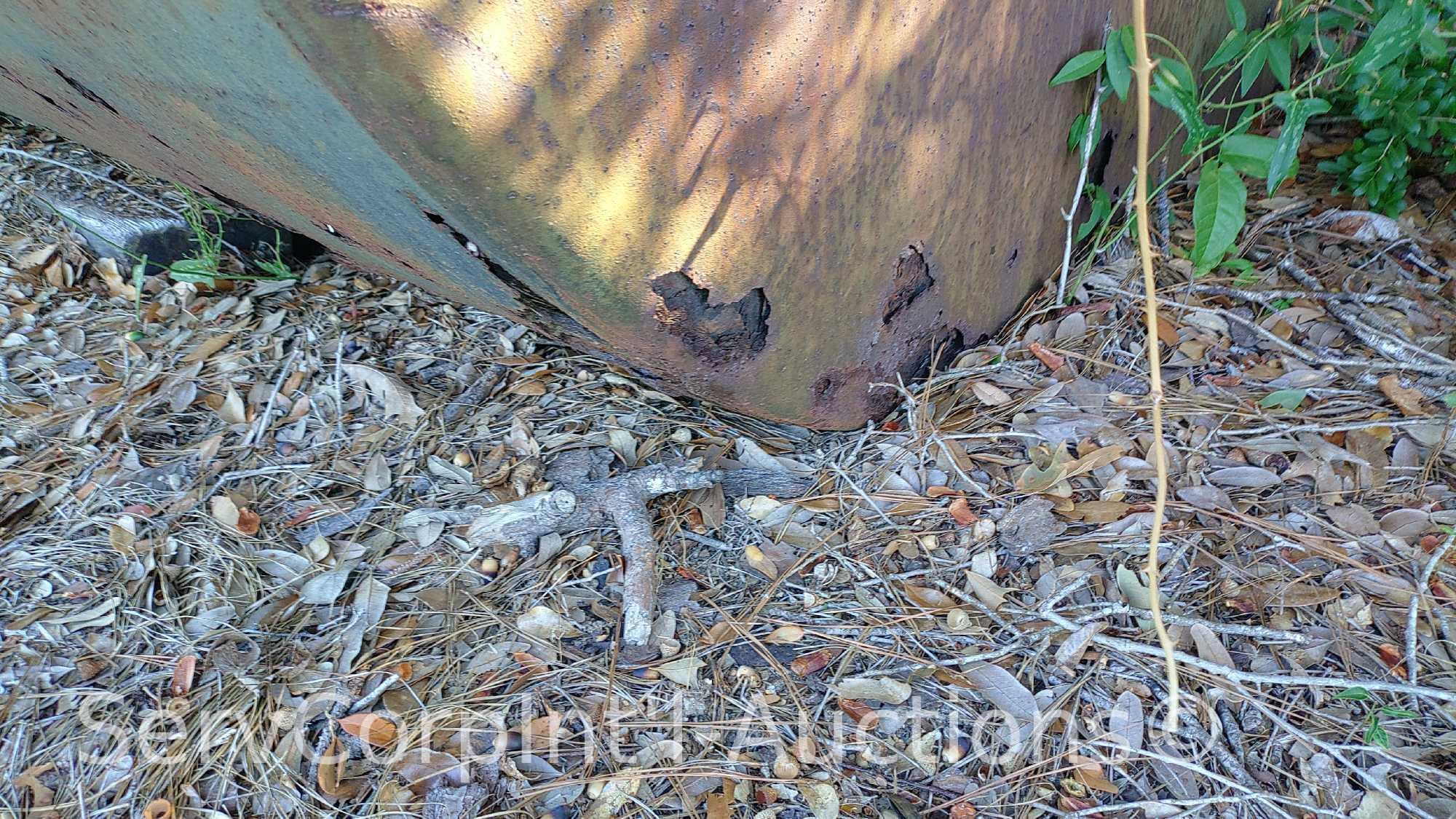 Old Tank, No ID Tag, Gallons Unknown, Scrap Only (LOCATION: 1415 Hwy 1088, Mandeville, LA 70448. No