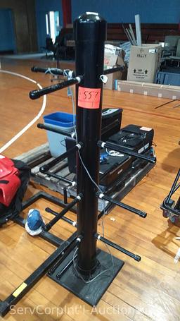 Lot of 2 Cuffing Dummy Stands, Glove Drying Stand & Medium Sized Ringside Heavy Bag