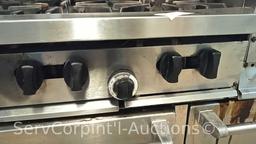 Sunfire Gas Griddle Combo Commercial Oven Range 1010100100739 Asset 10141