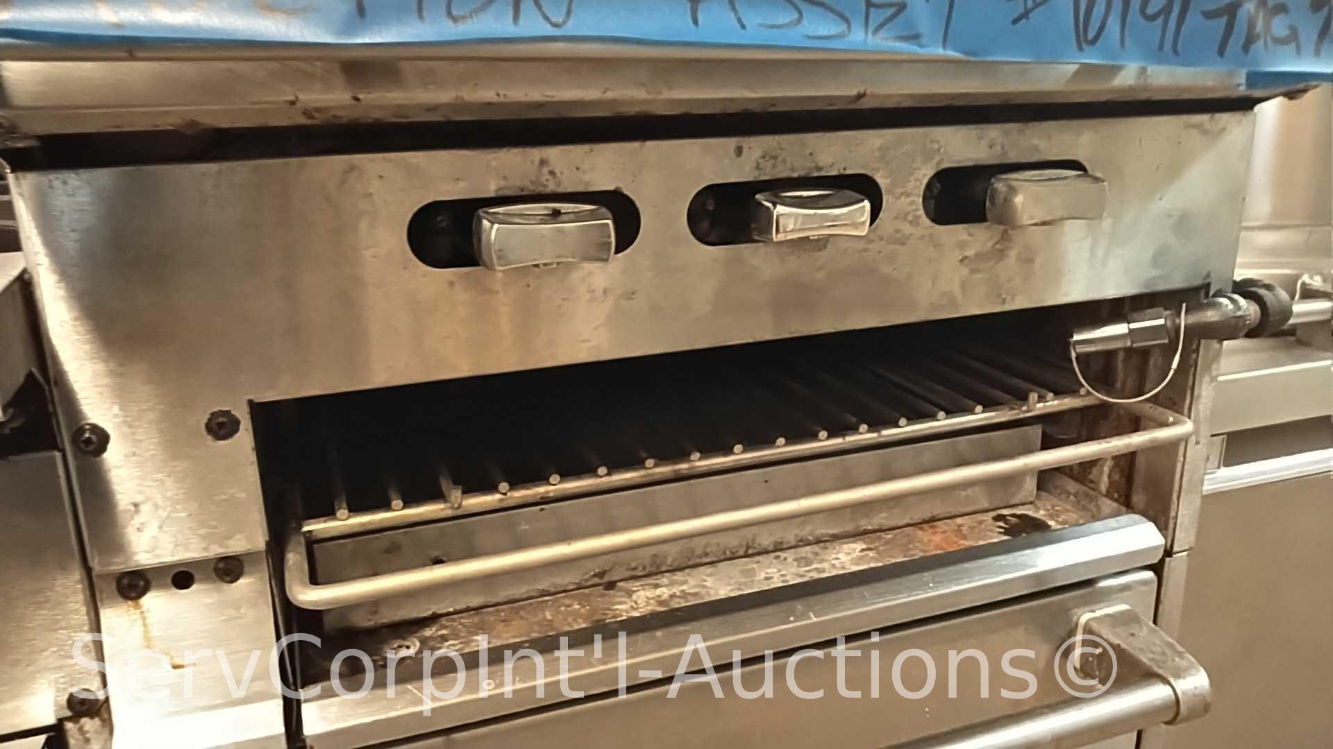 Sunfire Gas Griddle Combo Commercial Oven Range 1010100100739 Asset 10141