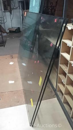 Lot of Various Tempered Glass Panes