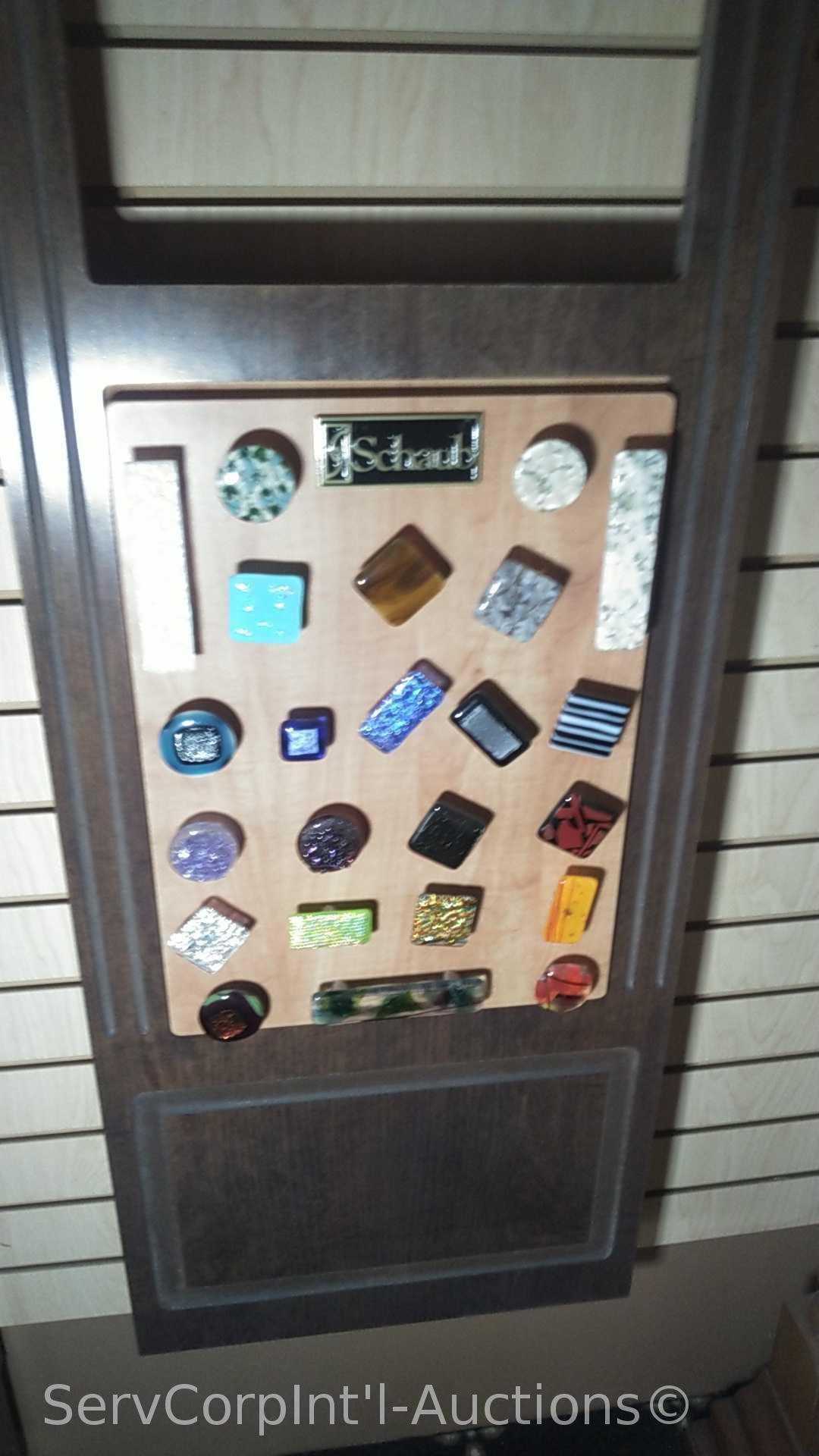Lot of Various Displays with Door Locks, Door Knobs, Cabinet Knobs, Light Switches, LED Lighting,
