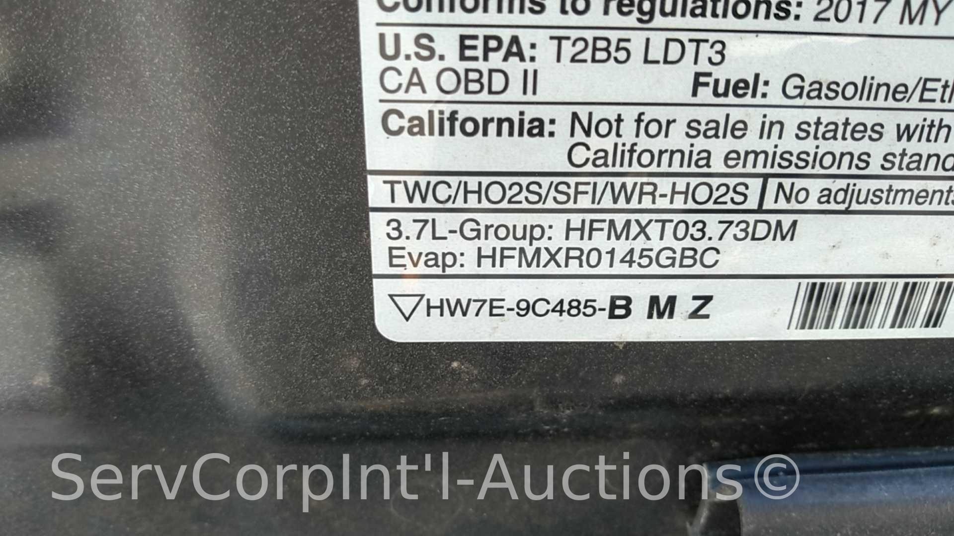 2017 Ford Explorer Multipurpose Vehicle (MPV), VIN # 1FM5K8AR5HGB82658